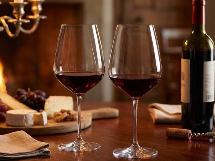 Conjunto de taças de vinho